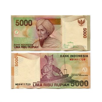 Банкнота 5000 рупий - Индонезия, 2009- 2016 гг, UNC 14352