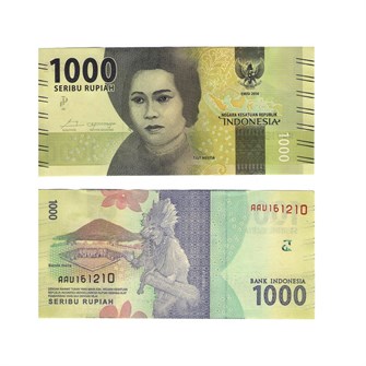 Банкнота 1000 рупий - Индонезия , 2016 год, UNC 14368