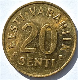 20 сентов - Эстония, 1992 год 16730