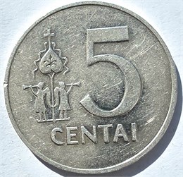 5 центов - Литва, 1991 год 16736