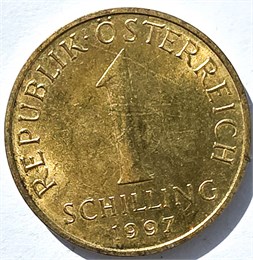 1 шиллинг - Австрия, 1997 год 16752