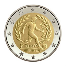 2 евро - 50 лет победы Чехословакии на ЧЕ по футболу, Словакия, 2026 год 16767