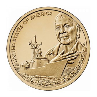 1 доллар - "Американские инновации №26 - Рэй Монтегю, США, 2025 год, двор D 13012