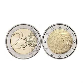 2 евро - 35 лет программе Эразмус, Греция, 2022 год, UNC 13572