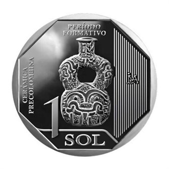 1 соль - Керамика доколумбового периода - Период формирования, Перу, 2024 год 13788