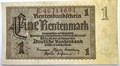 Банкнота 1 рентенмарка - Германия, 1923 год 14335