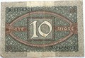 Банкнота 10 марок - Германия, 1920 год 14337