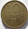 10 оре - Швеция, 1968 год 17438