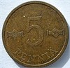 5 пенни - Финляндия, 1974 год 17491