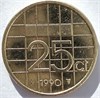 25 центов - Нидерланды, 1990 год 17679
