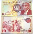 Банкнота 10 малоти - Лесото, 1990 год, UNC 10963
