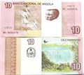 Банкнота 10 кванз - Ангола, 2012 год, UNC 10975
