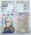 Банкнота 200 боливар - Венесуэла, 2018 год, UNC 13696