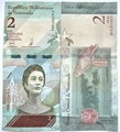 Банкнота 2 боливара - Венесуэла, 2018 год, UNC 13697