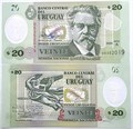 Банкнота 20 песо  - Уругвай, 2020 год, UNC 13719